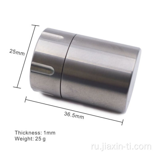 Выживание на открытом воздухе EDC Titanium Capsule Containers